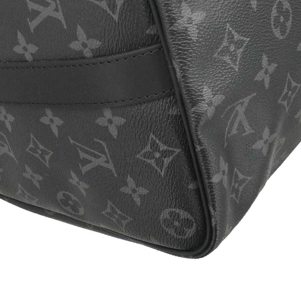 Louis Vuitton 2017 Monogram Eclipse Keepall Bandouliere 45 Duffle Bag M40569