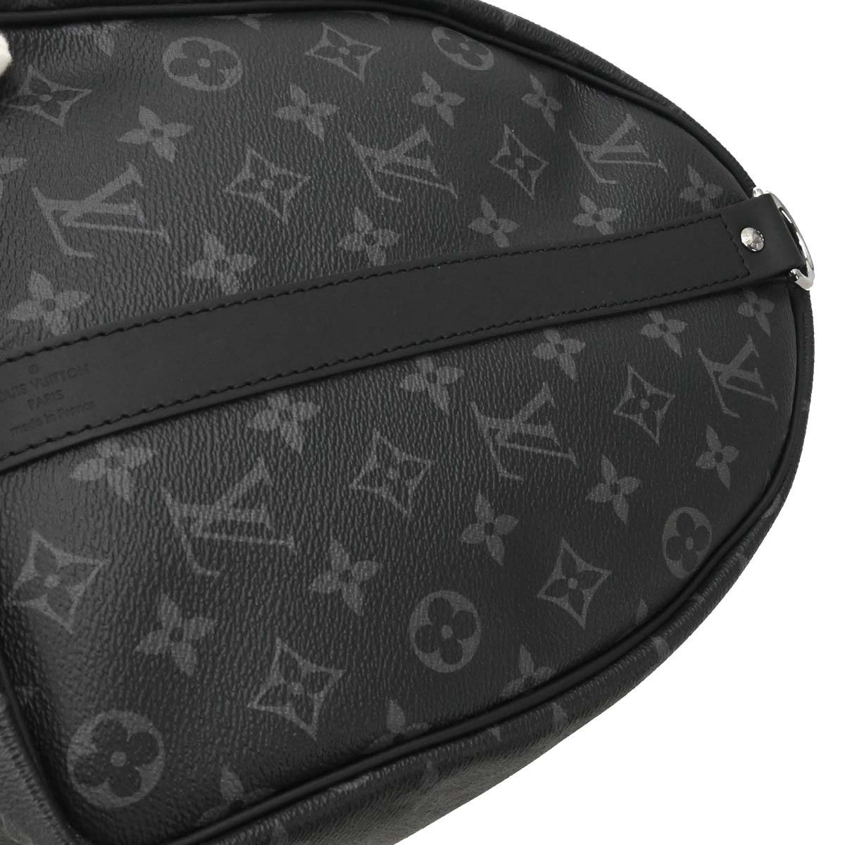 Louis Vuitton 2017 Monogram Eclipse Keepall Bandouliere 45 Duffle Bag M40569