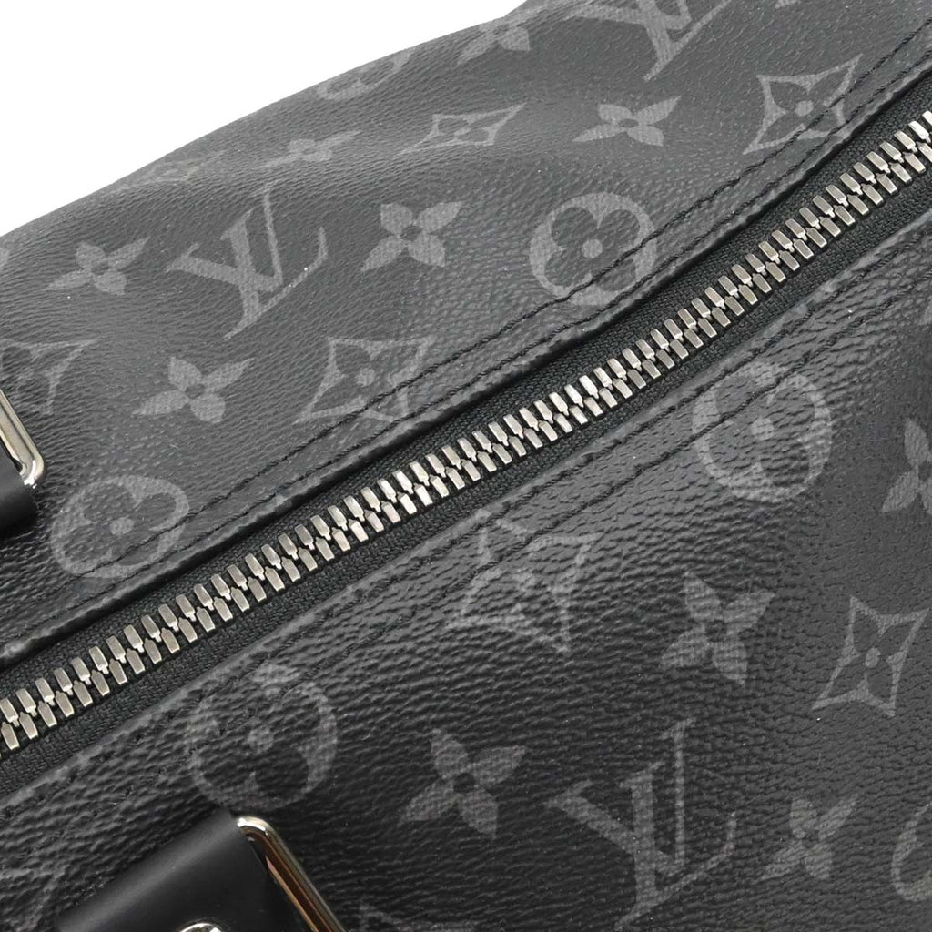 Louis Vuitton 2017 Monogram Eclipse Keepall Bandouliere 45 Duffle Bag M40569
