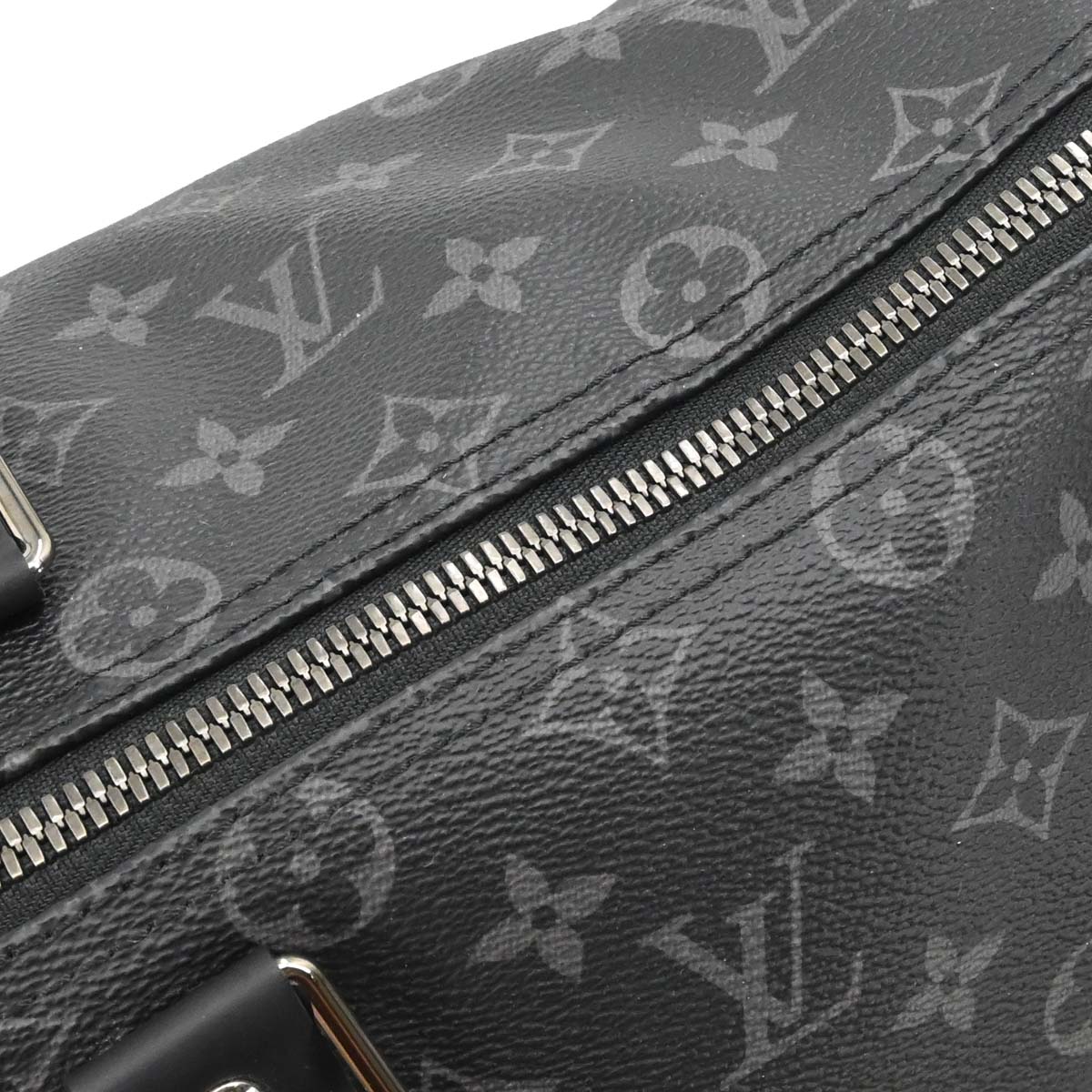 Louis Vuitton 2017 Monogram Eclipse Keepall Bandouliere 45 Duffle Bag M40569