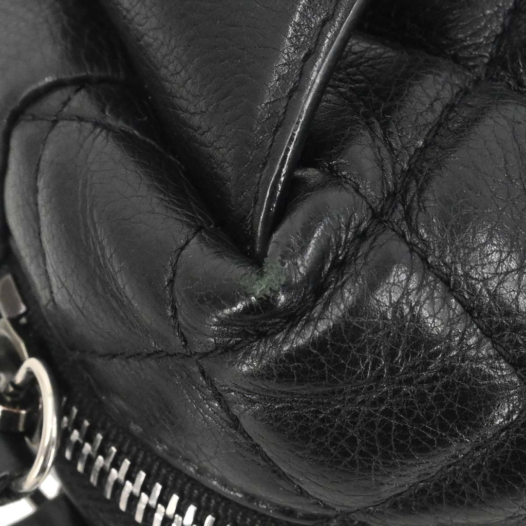 Chanel 2018-2019 Black Lambskin Waist Bum Bag