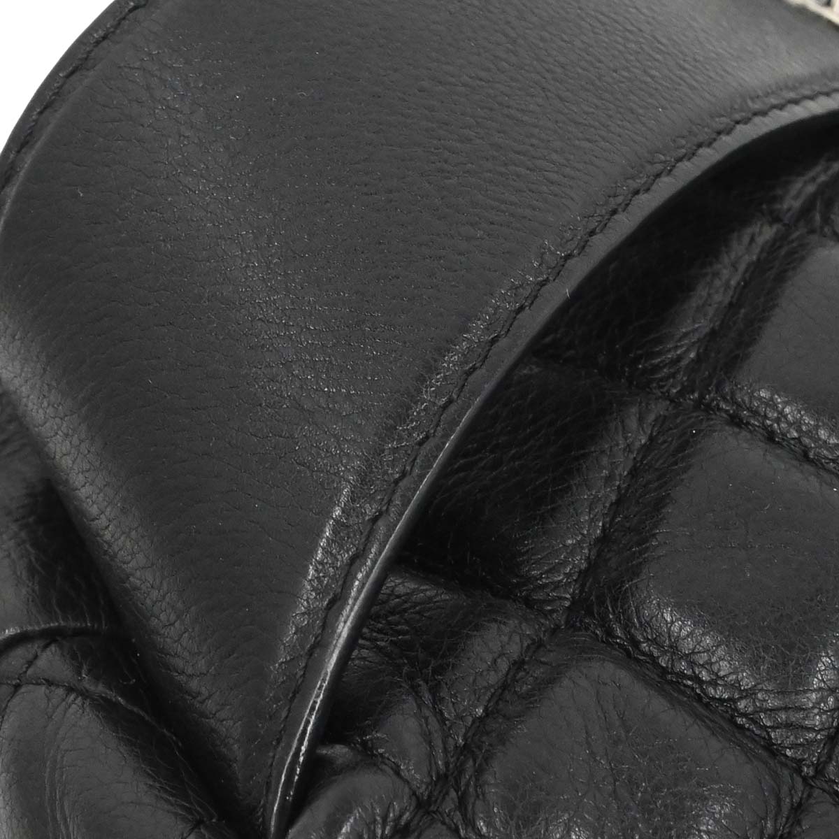 Chanel 2018-2019 Black Lambskin Waist Bum Bag