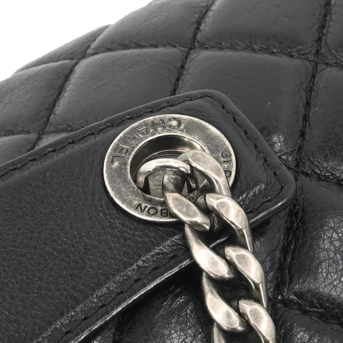 Chanel 2018-2019 Black Lambskin Waist Bum Bag