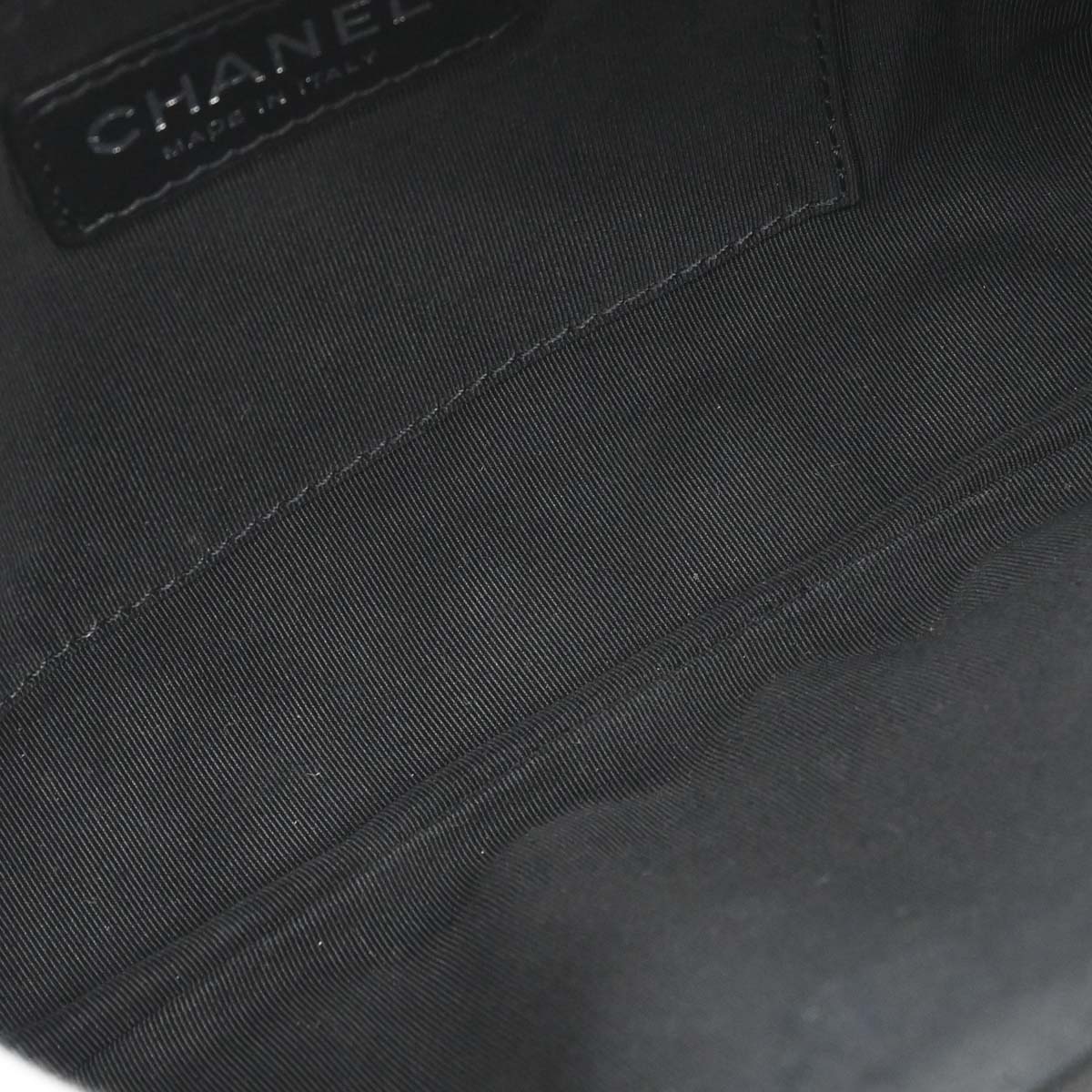 Chanel 2018-2019 Black Lambskin Waist Bum Bag