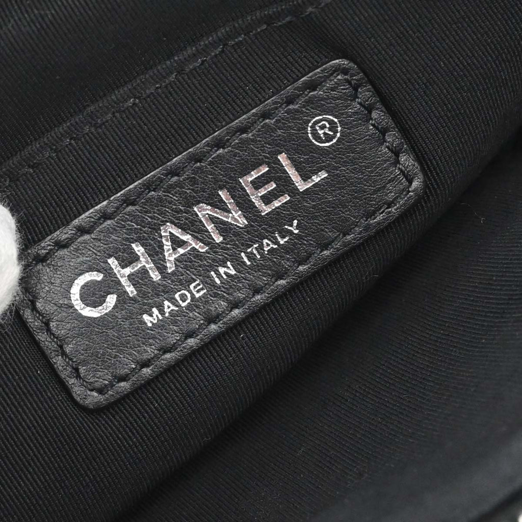 Chanel 2018-2019 Black Lambskin Waist Bum Bag