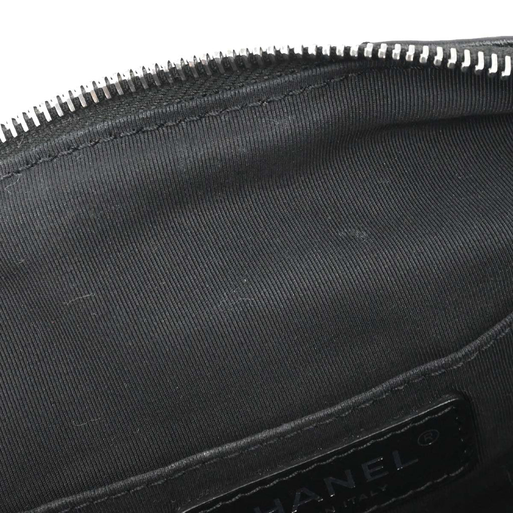 Chanel 2018-2019 Black Lambskin Waist Bum Bag