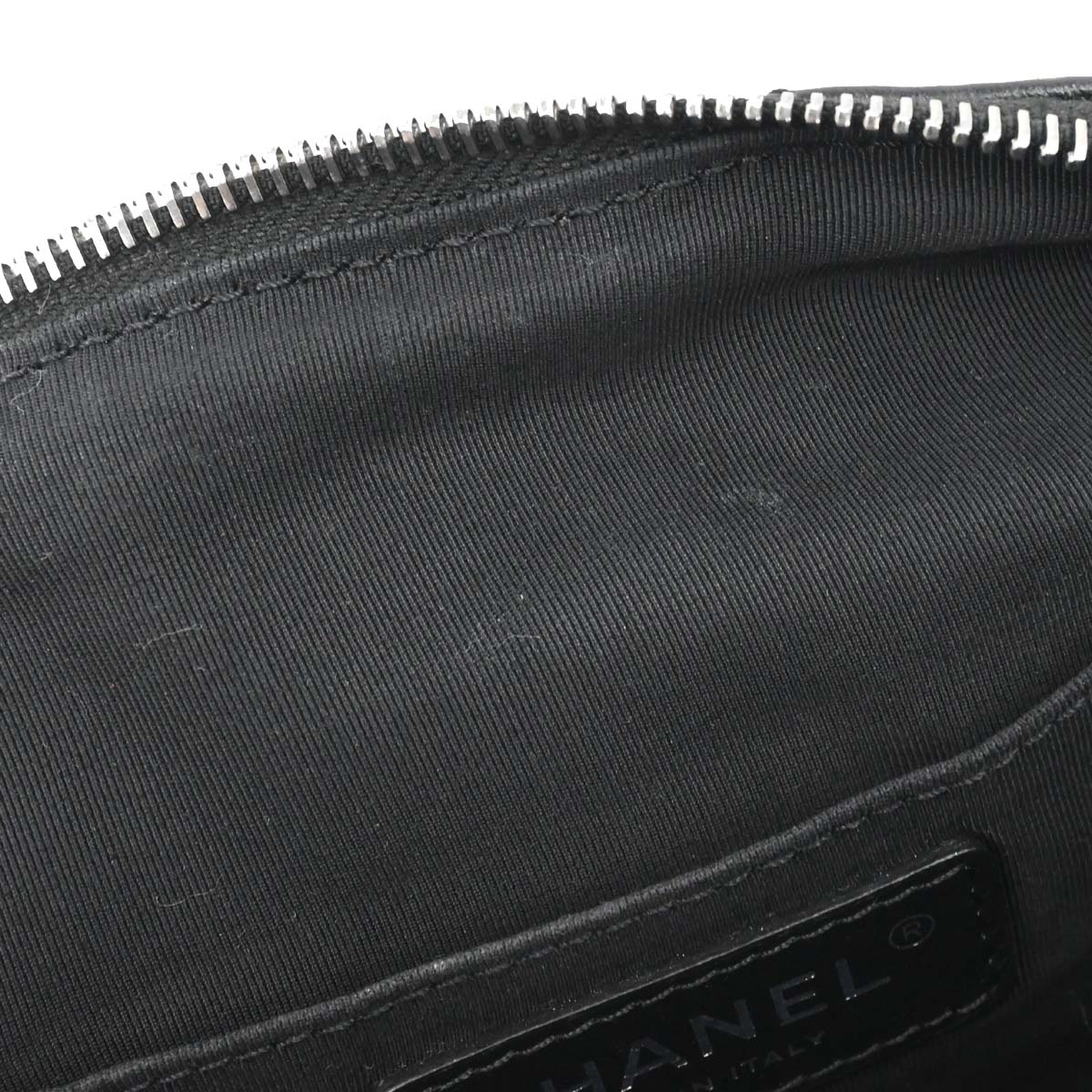 Chanel 2018-2019 Black Lambskin Waist Bum Bag