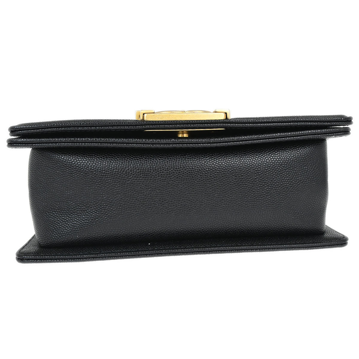 Boy Chanel 2019 Black Caviar Skin Small Chain Shoulder Bag