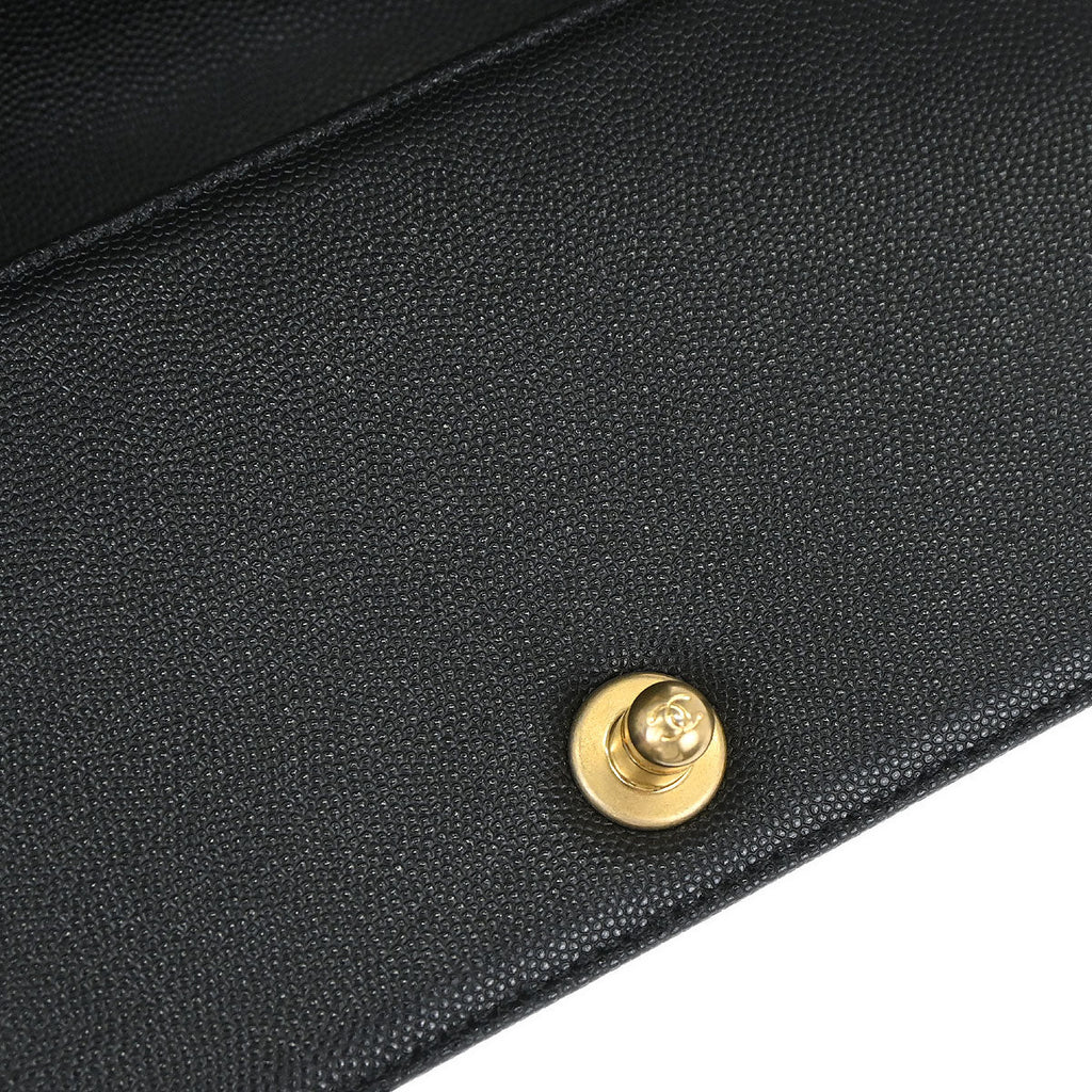 Boy Chanel 2019 Black Caviar Skin Small Chain Shoulder Bag