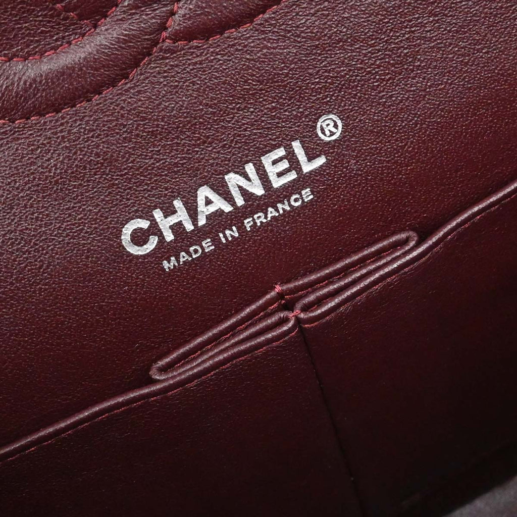 Chanel 2015-2016 Black Caviar Skin Medium Classic Double Flap Shoulder Bag