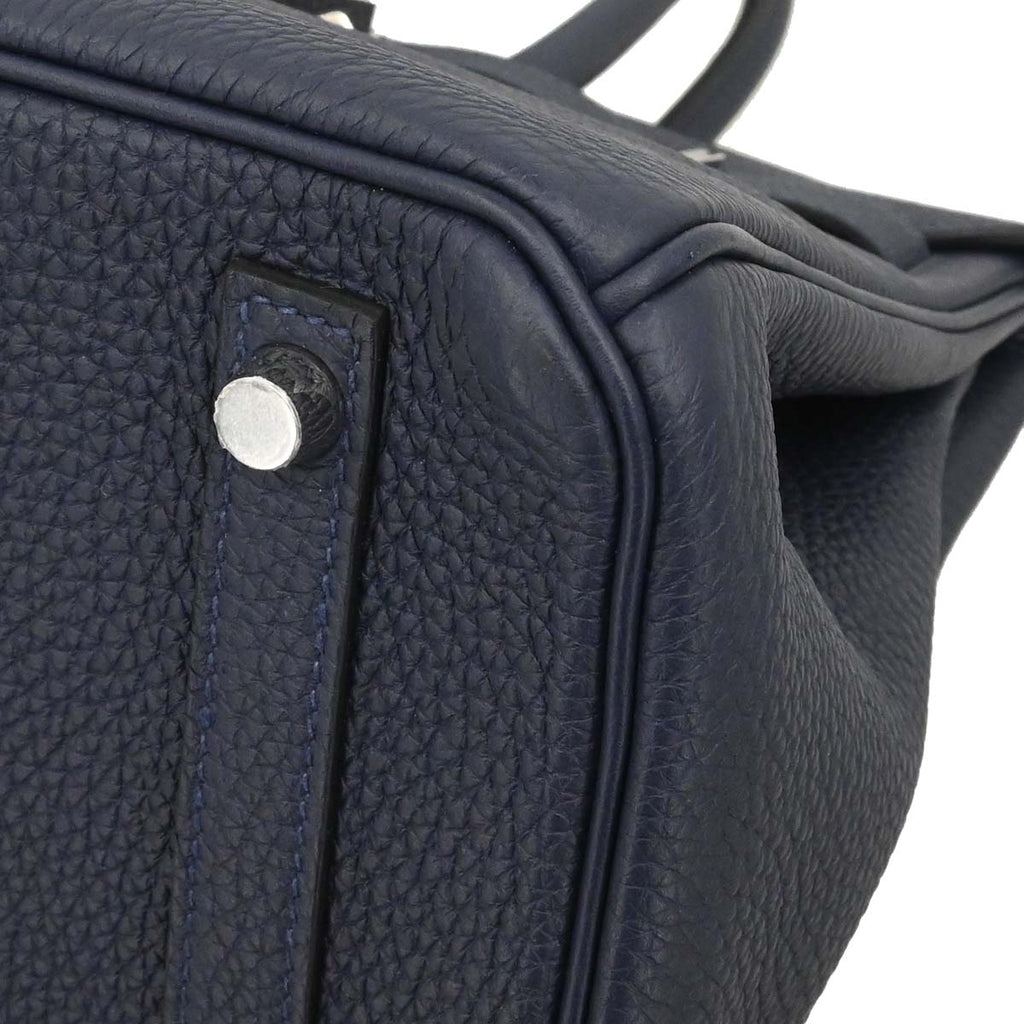 Hermes Blue Nuit Togo Birkin 30 Handbag