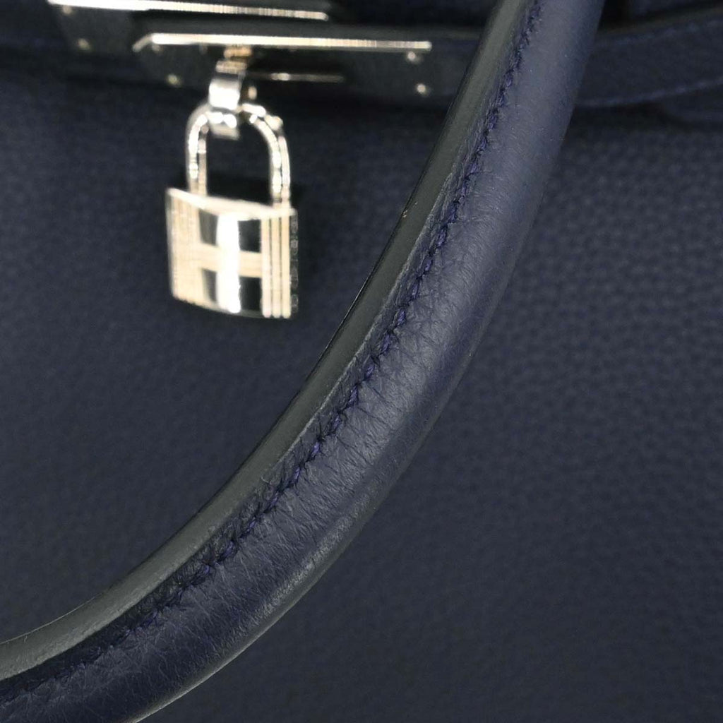 Hermes Blue Nuit Togo Birkin 30 Handbag