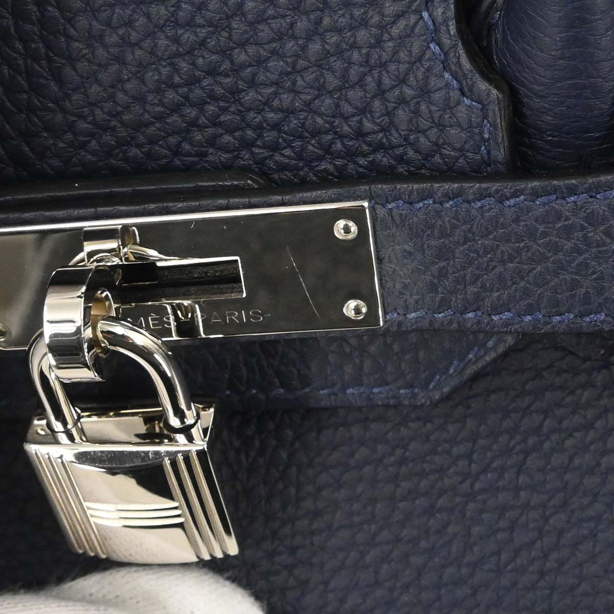 Hermes Blue Nuit Togo Birkin 30 Handbag