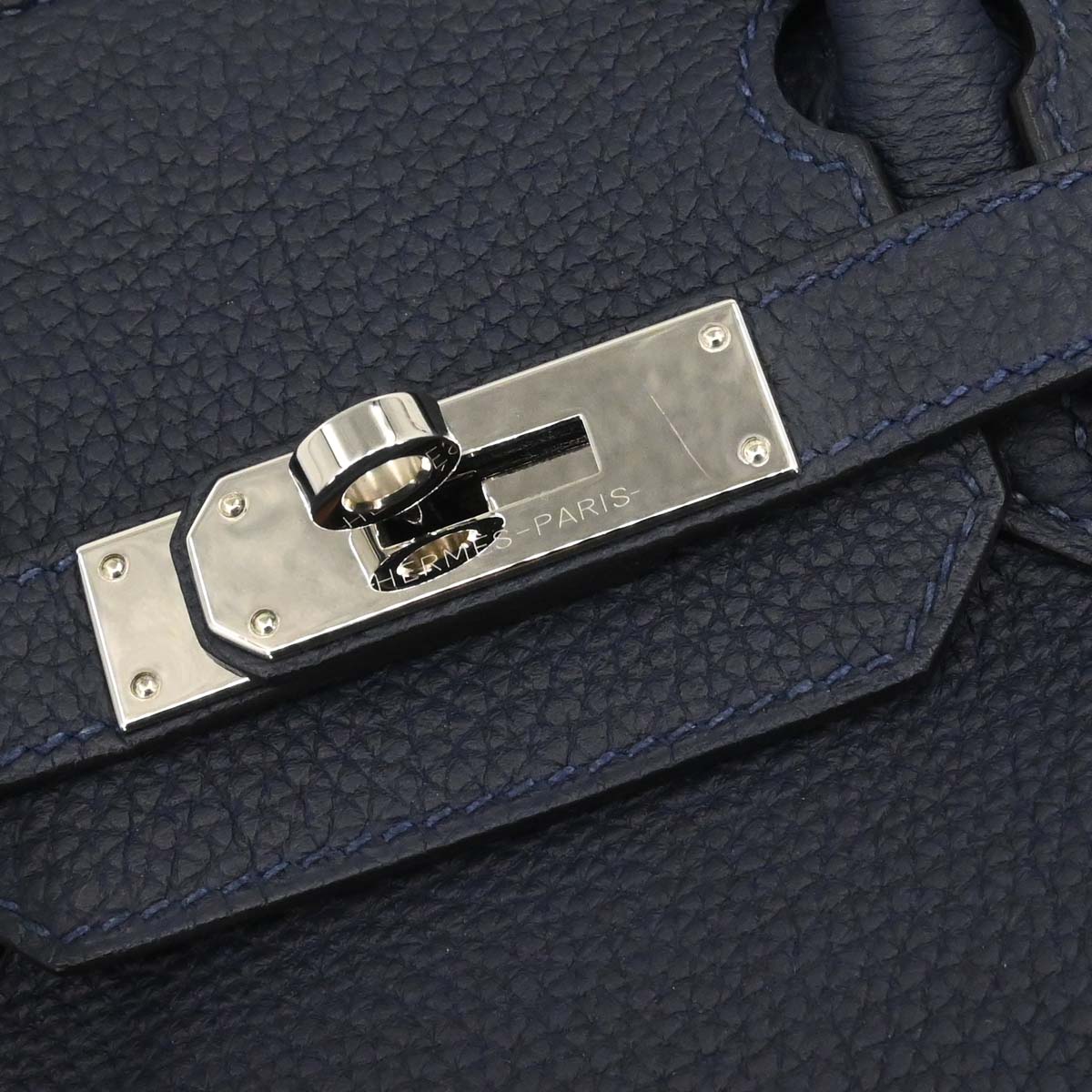 Hermes Blue Nuit Togo Birkin 30 Handbag