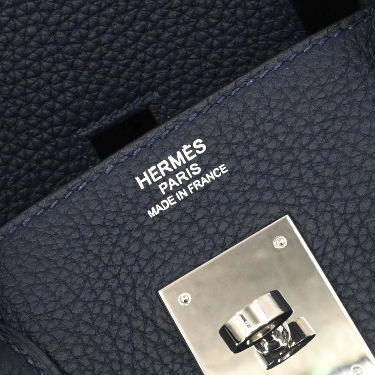 Hermes Blue Nuit Togo Birkin 30 Handbag