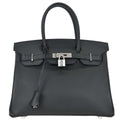 Hermes Black Epsom Birkin 30 Handbag