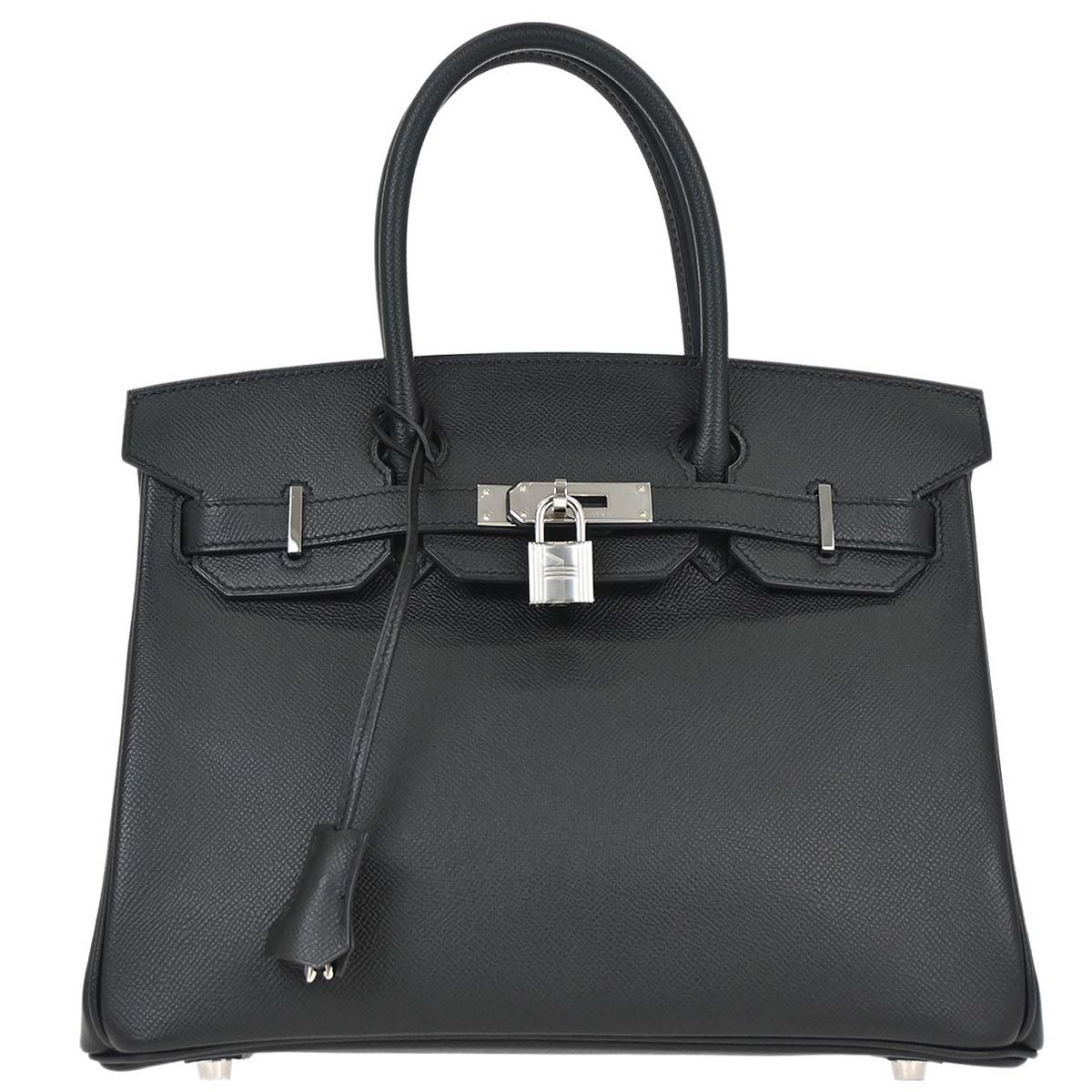 Hermes Black Epsom Birkin 30 Handbag