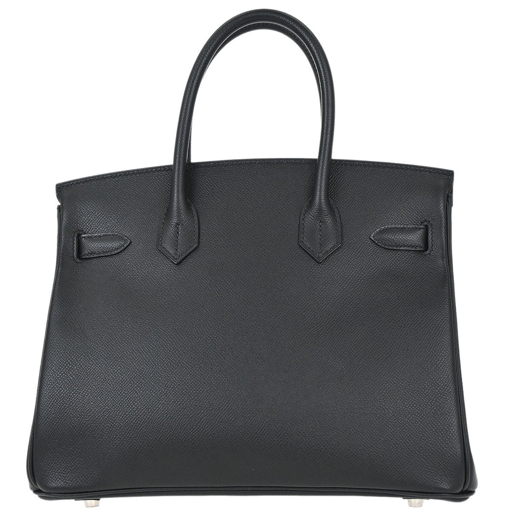 Hermes Black Epsom Birkin 30 Handbag