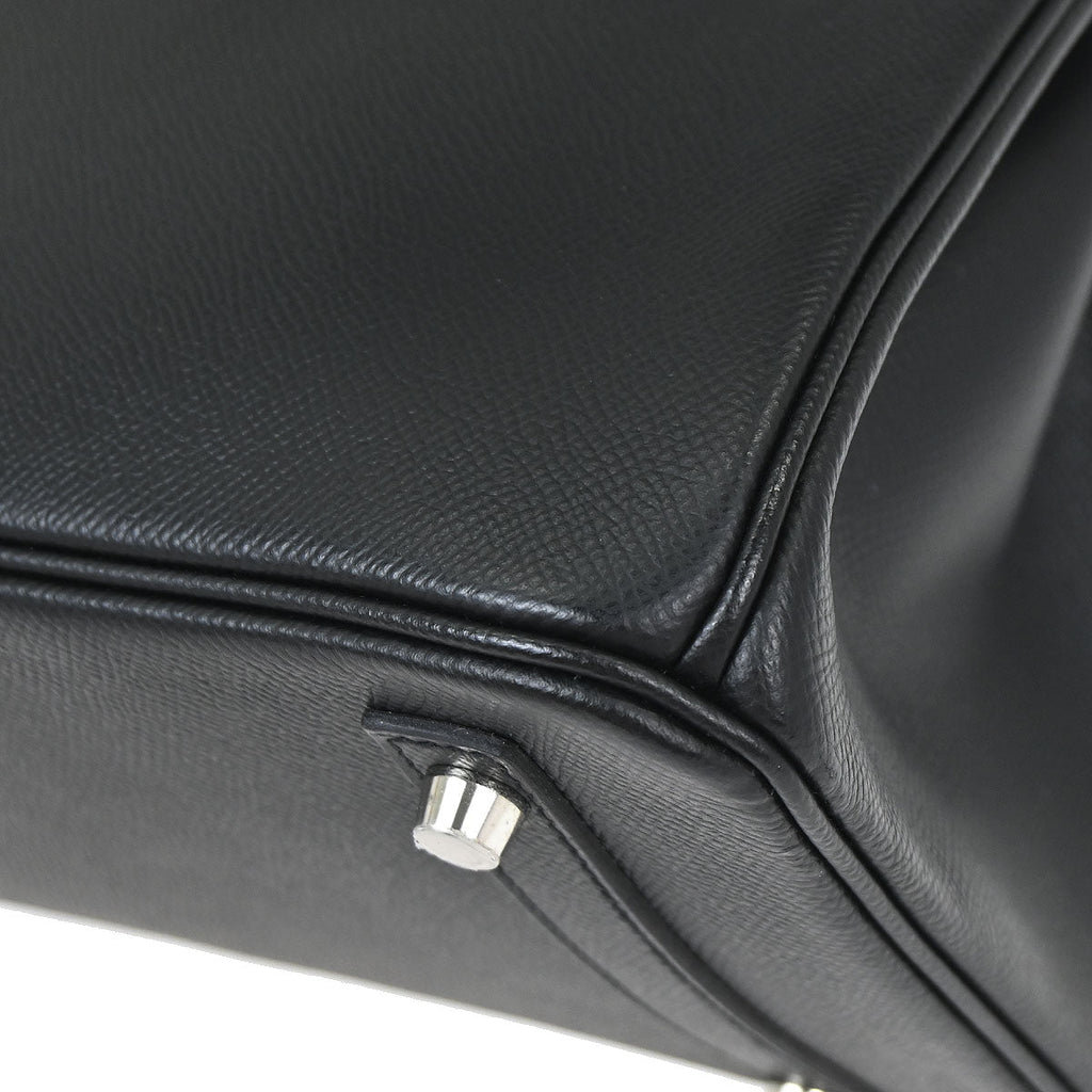 Hermes Black Epsom Birkin 30 Handbag