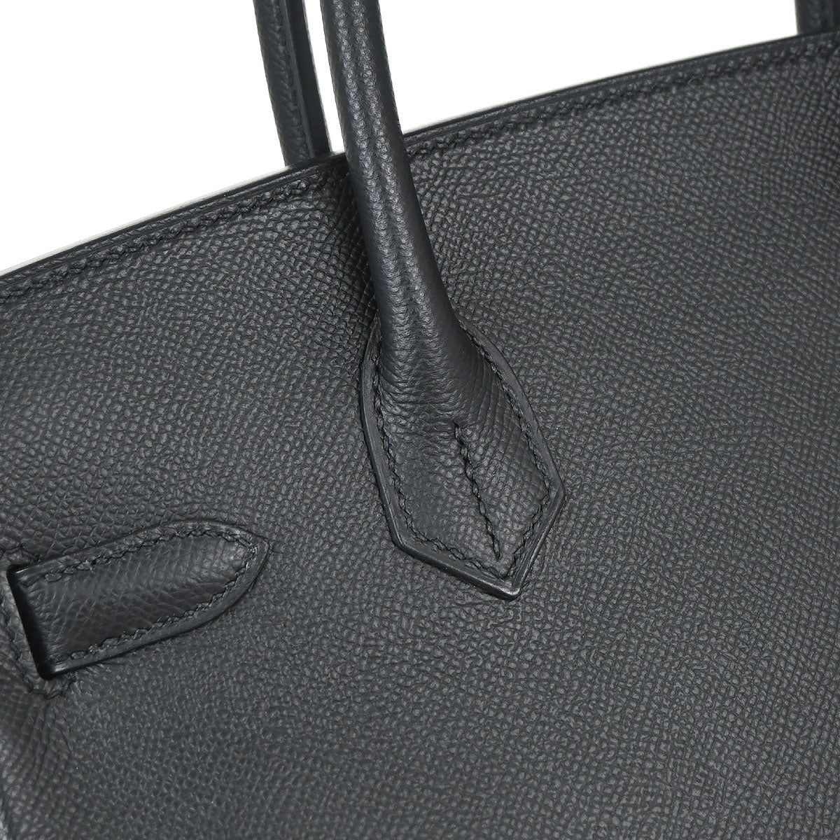 Hermes Black Epsom Birkin 30 Handbag