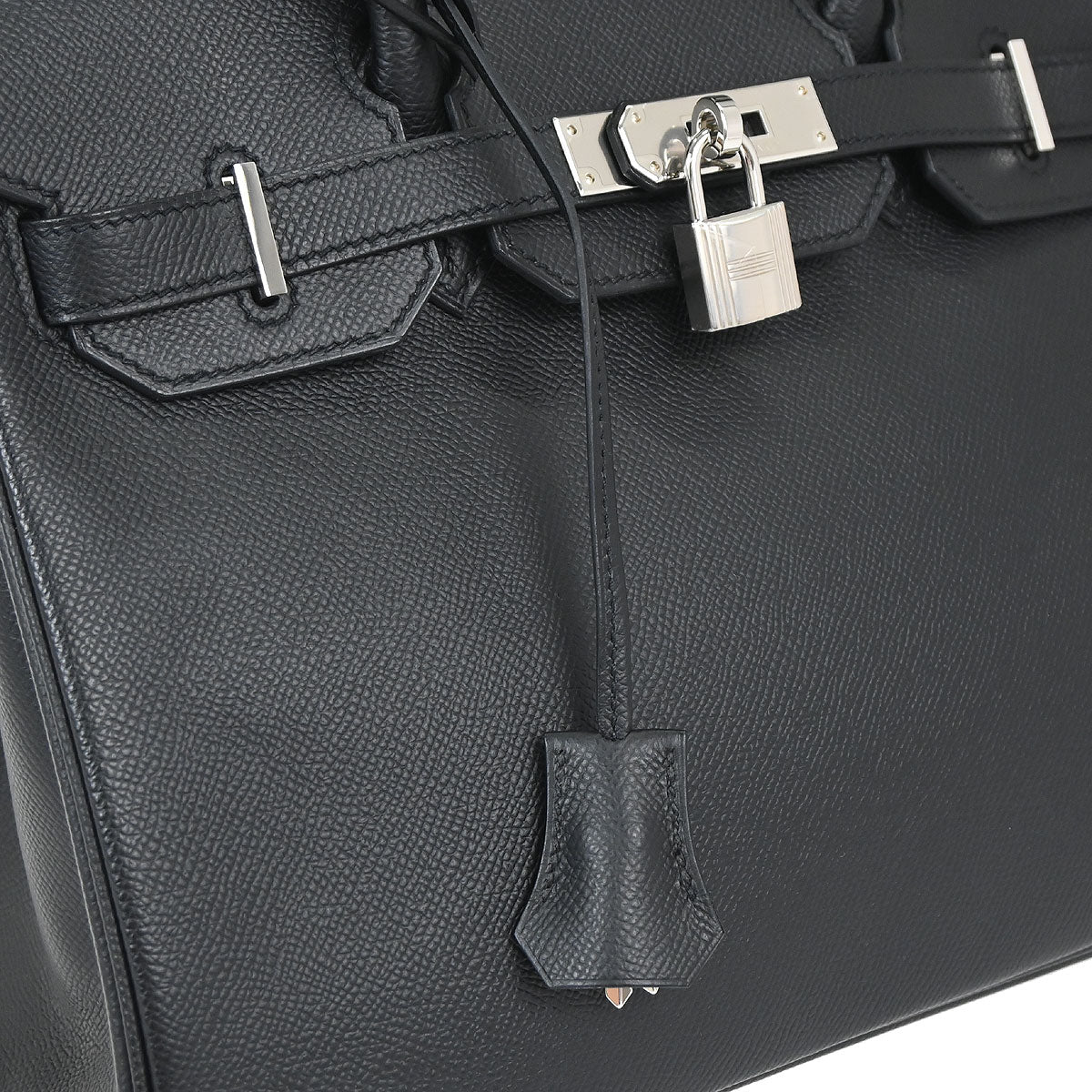 Hermes Black Epsom Birkin 30 Handbag