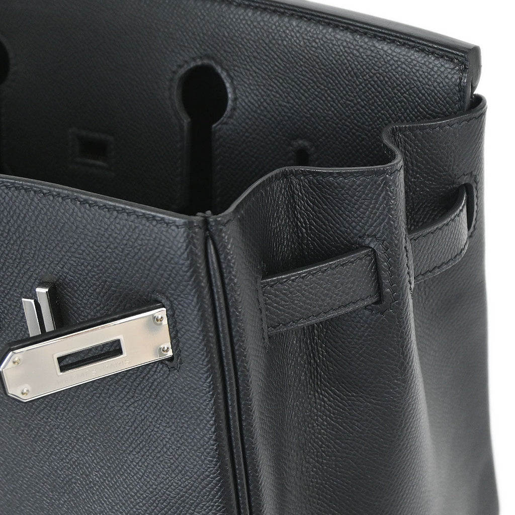 Hermes Black Epsom Birkin 30 Handbag