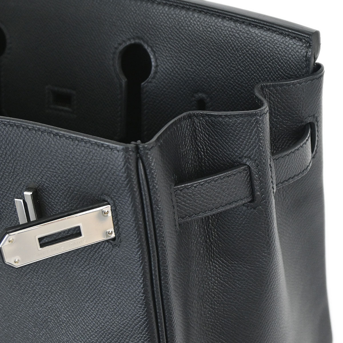 Hermes Black Epsom Birkin 30 Handbag