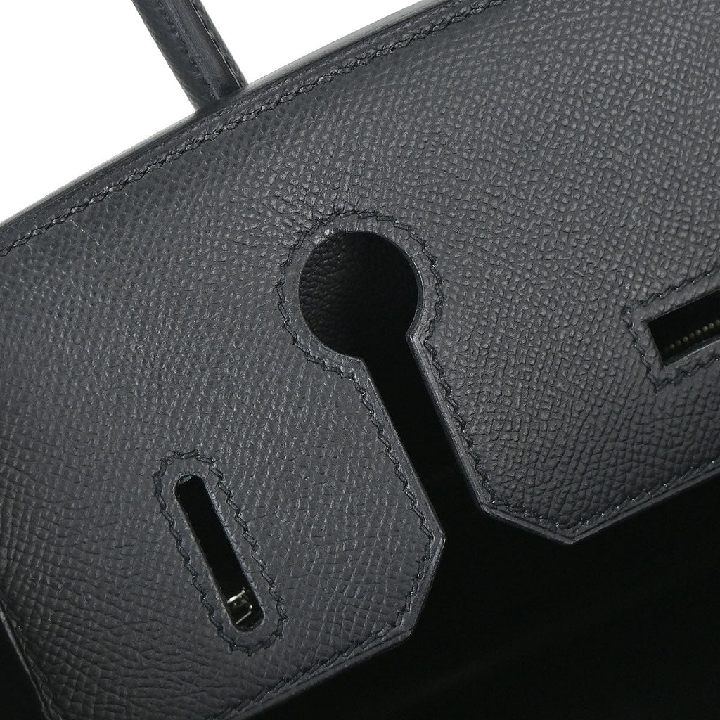 Hermes Black Epsom Birkin 30 Handbag