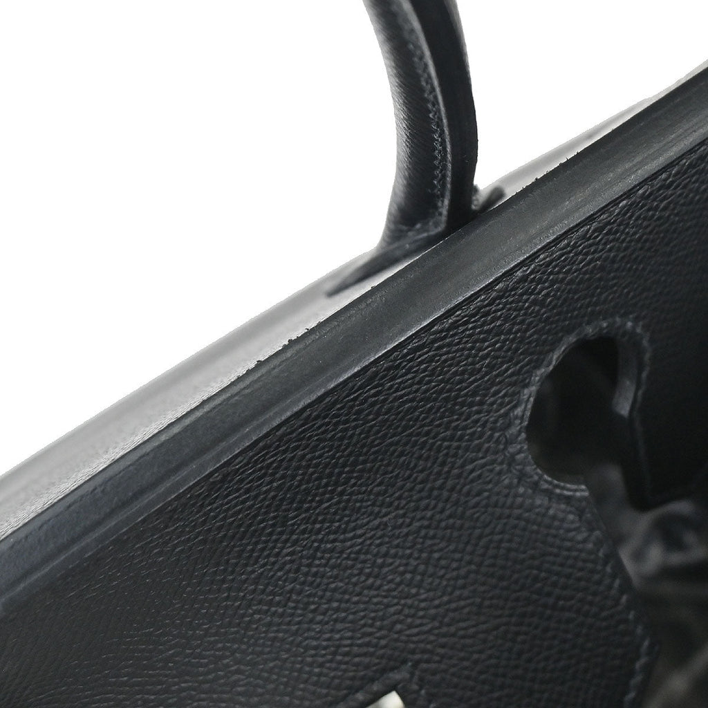 Hermes Black Epsom Birkin 30 Handbag