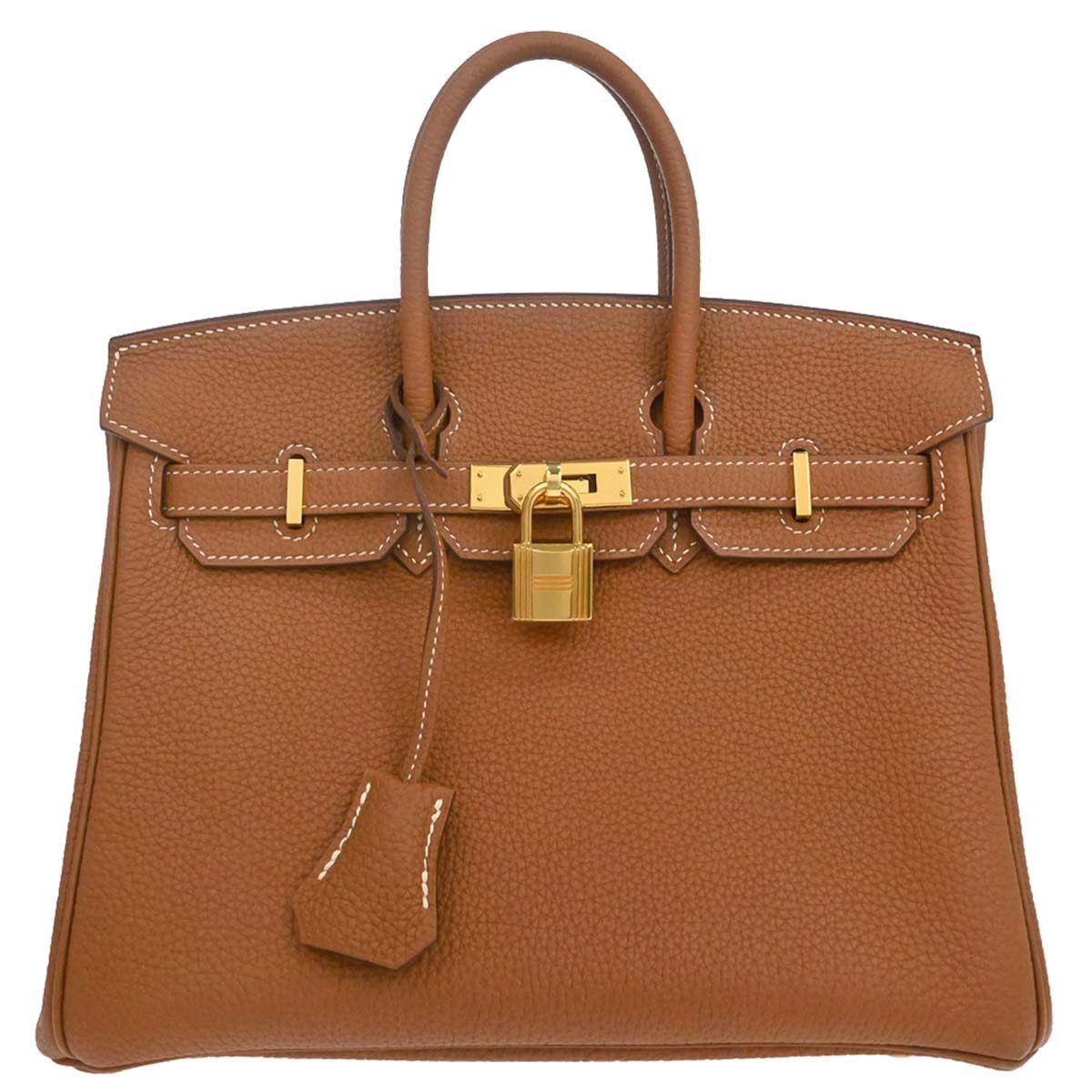 Hermes Gold Togo Birkin 25 Handbag