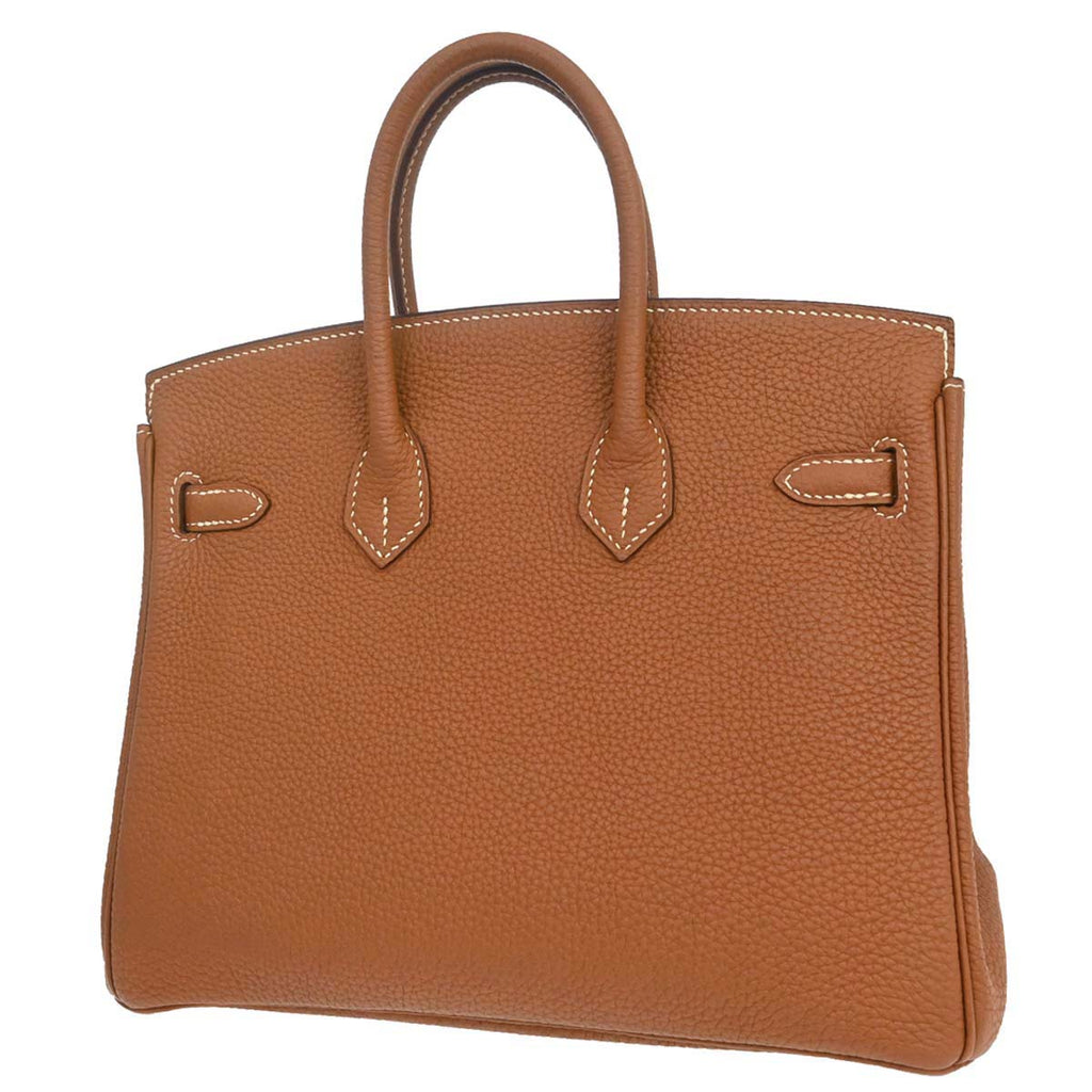 Hermes Gold Togo Birkin 25 Handbag