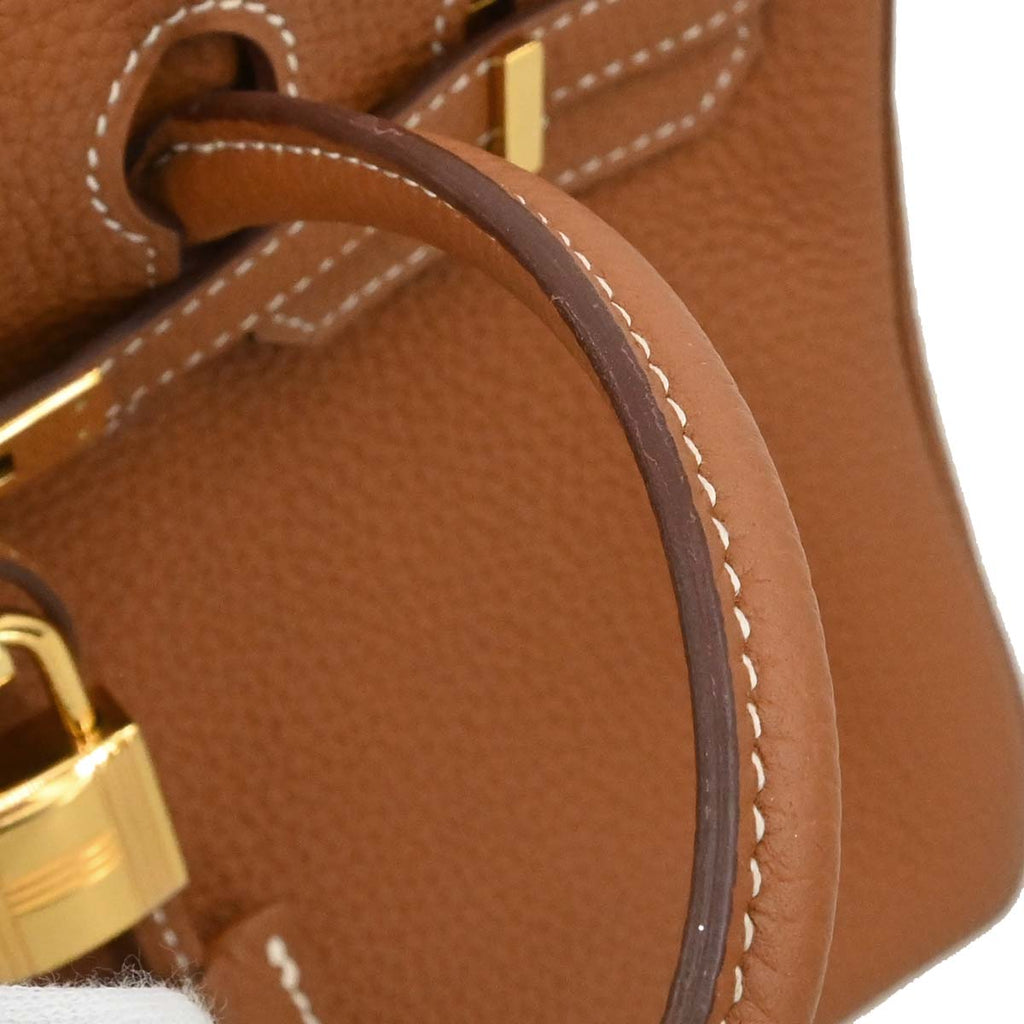 Hermes Gold Togo Birkin 25 Handbag
