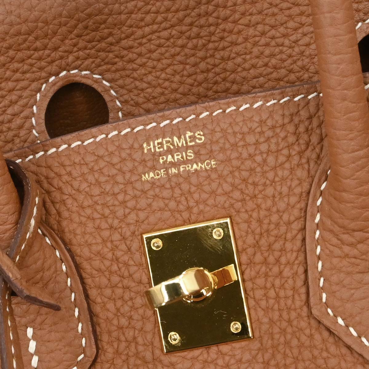 Hermes Gold Togo Birkin 25 Handbag