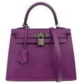 Hermes Anemone Epsom Kelly 25 Sellier 2way Shoulder Handbag