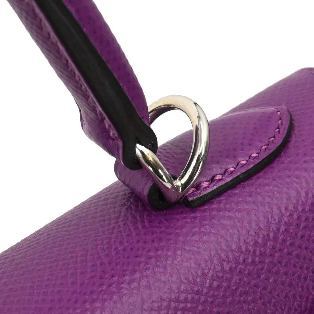 Hermes Anemone Epsom Kelly 25 Sellier 2way Shoulder Handbag