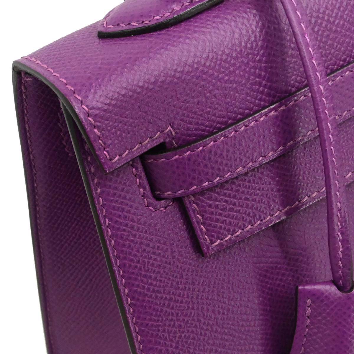 Hermes Anemone Epsom Kelly 25 Sellier 2way Shoulder Handbag