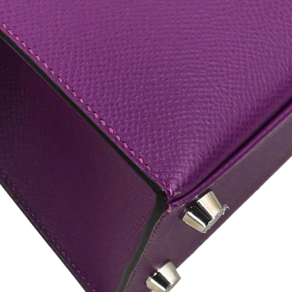 Hermes Anemone Epsom Kelly 25 Sellier 2way Shoulder Handbag