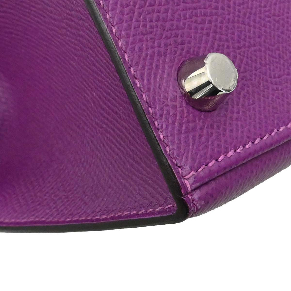 Hermes Anemone Epsom Kelly 25 Sellier 2way Shoulder Handbag