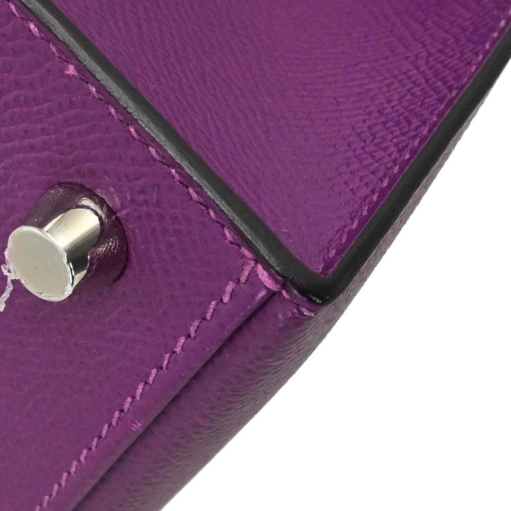 Hermes Anemone Epsom Kelly 25 Sellier 2way Shoulder Handbag