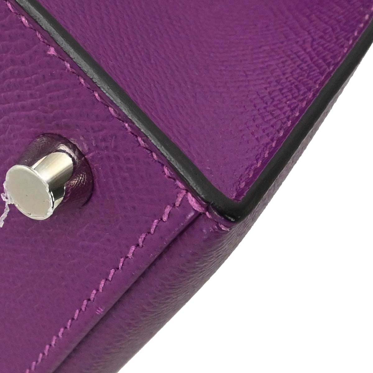Hermes Anemone Epsom Kelly 25 Sellier 2way Shoulder Handbag