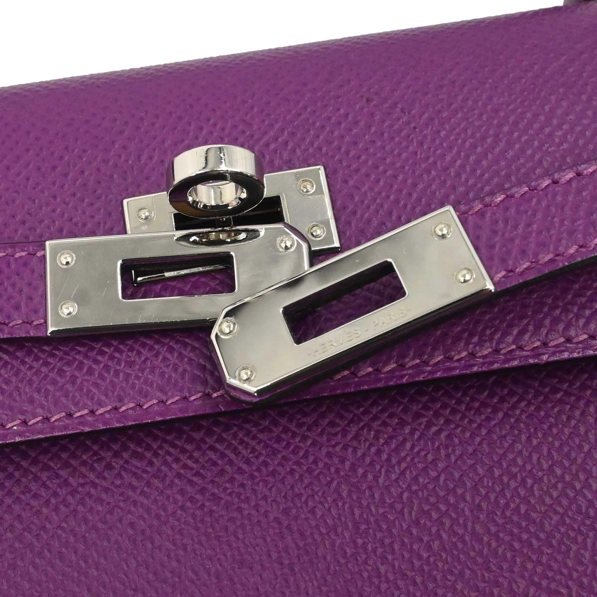 Hermes Anemone Epsom Kelly 25 Sellier 2way Shoulder Handbag