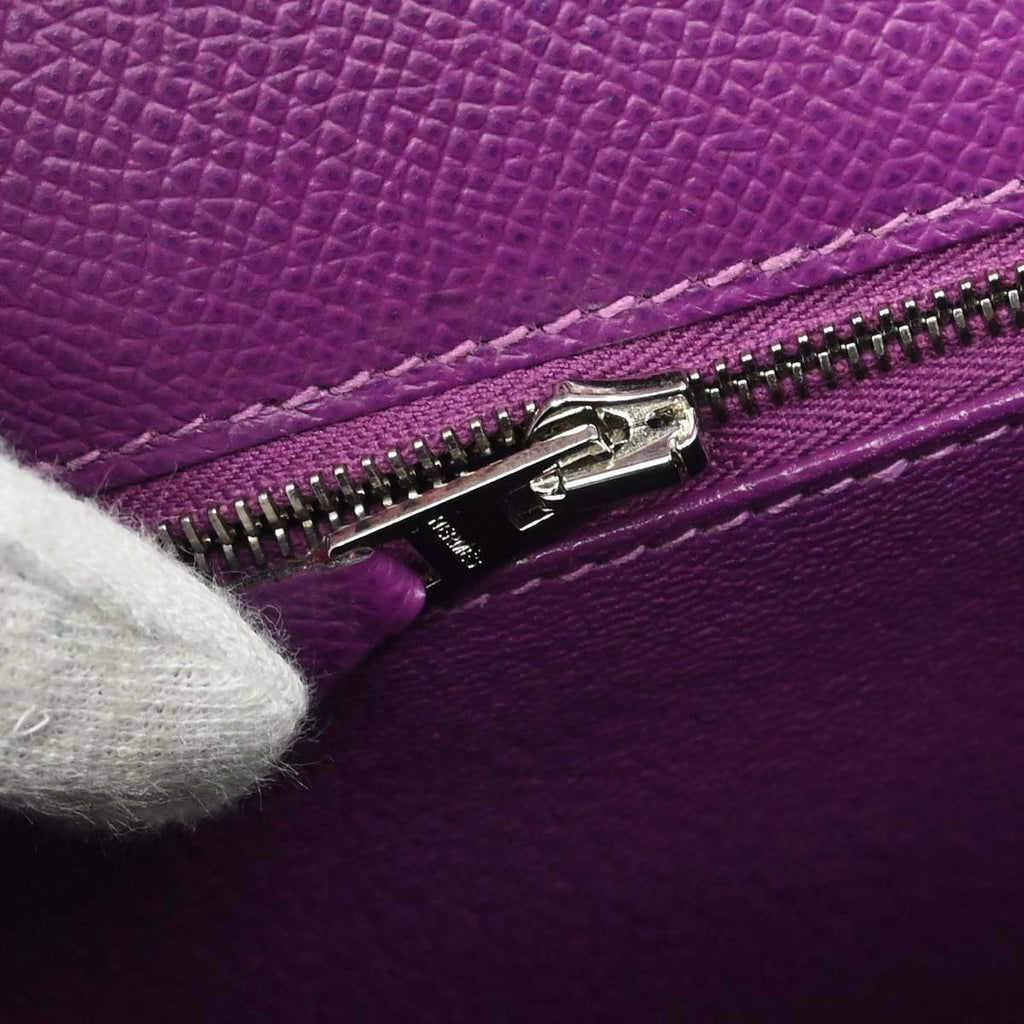 Hermes Anemone Epsom Kelly 25 Sellier 2way Shoulder Handbag