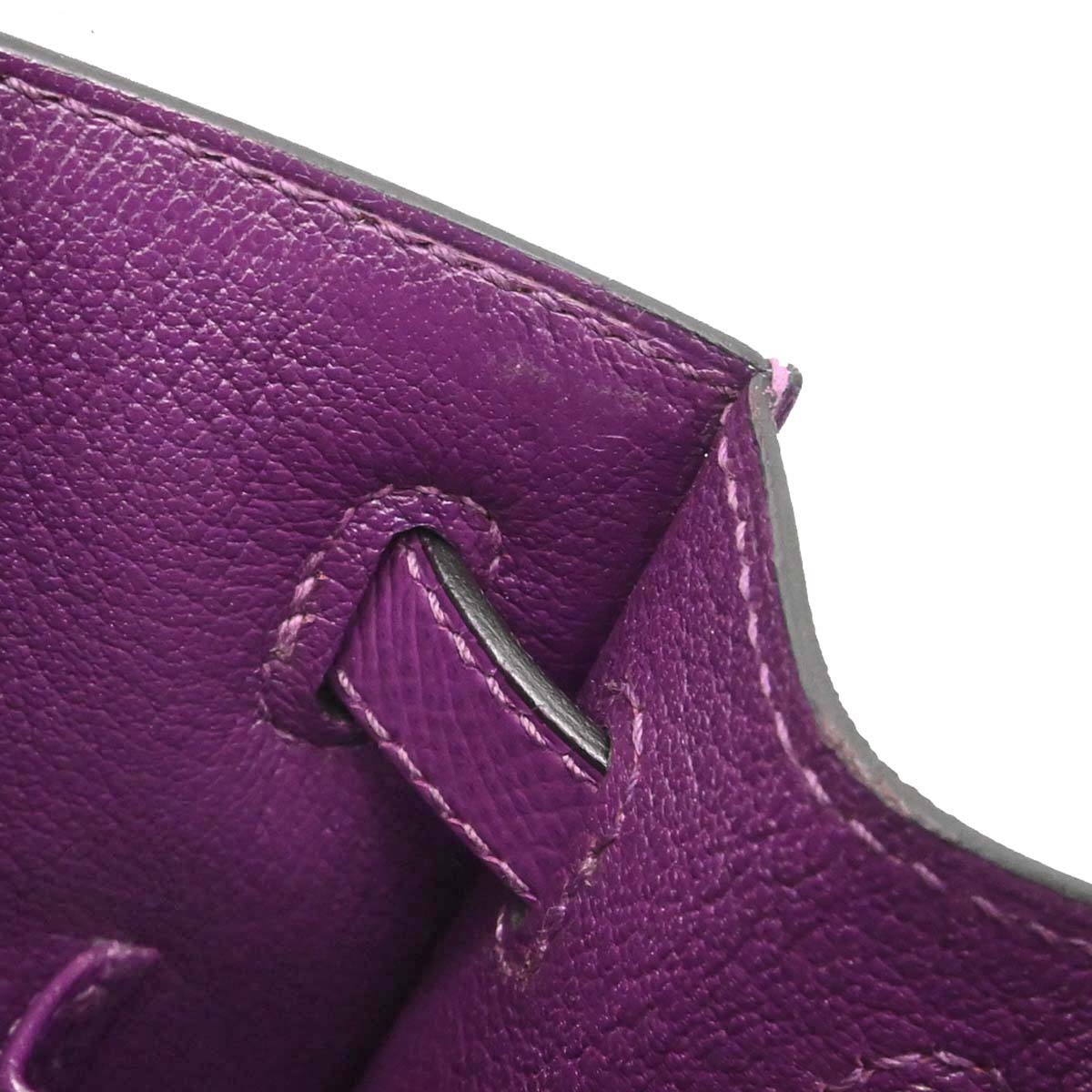 Hermes Anemone Epsom Kelly 25 Sellier 2way Shoulder Handbag