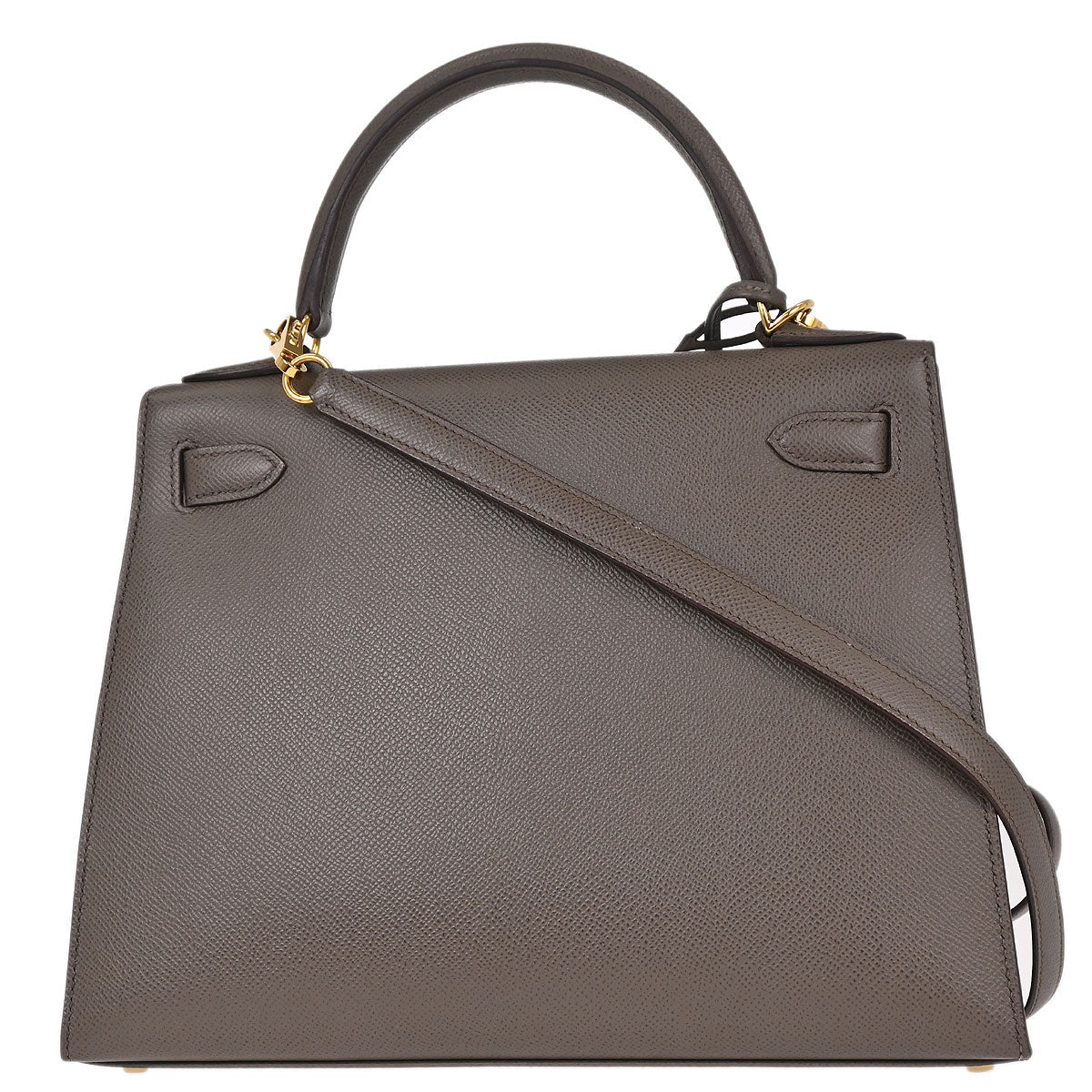 Hermes Etain Epsom Kelly 28 Sellier 2way Shoulder Handbag