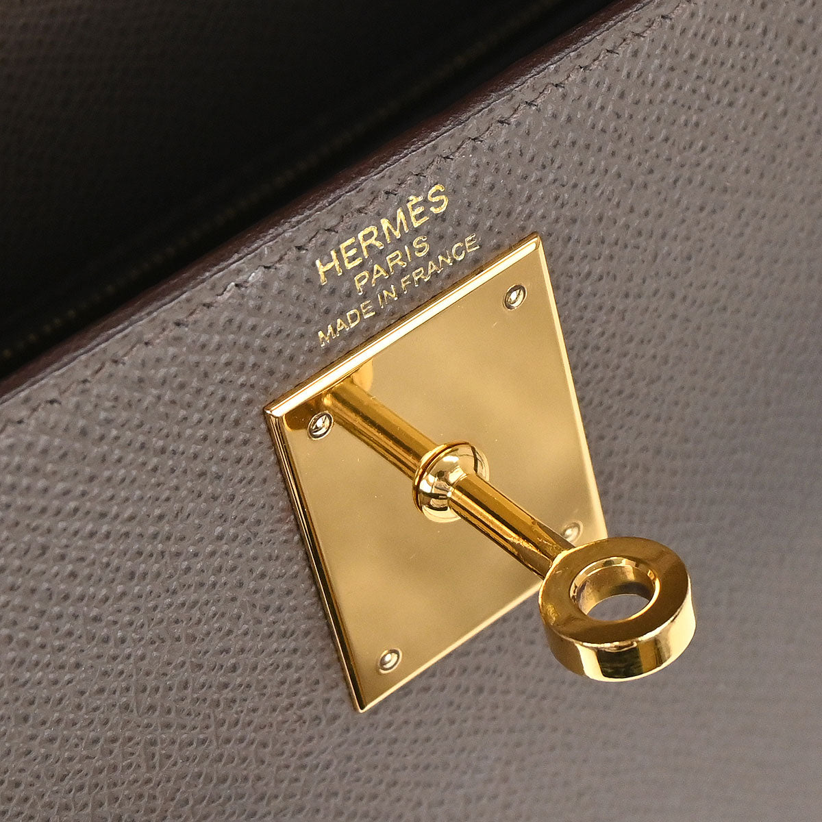 Hermes Etain Epsom Kelly 28 Sellier 2way Shoulder Handbag