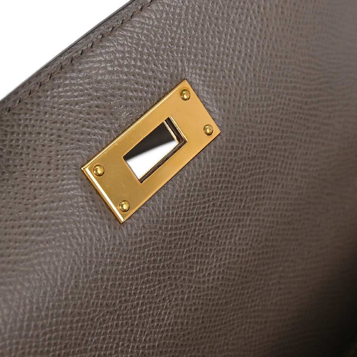 Hermes Etain Epsom Kelly 28 Sellier 2way Shoulder Handbag