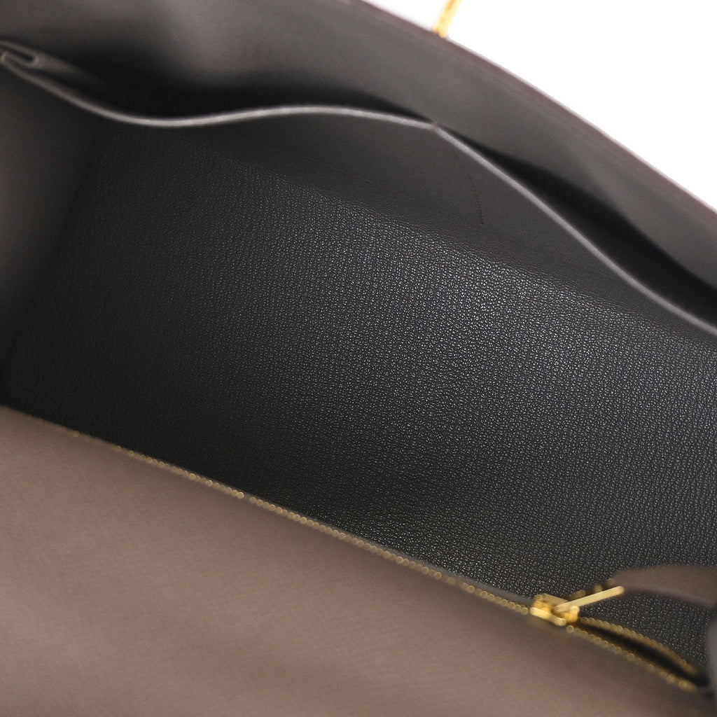Hermes Etain Epsom Kelly 28 Sellier 2way Shoulder Handbag