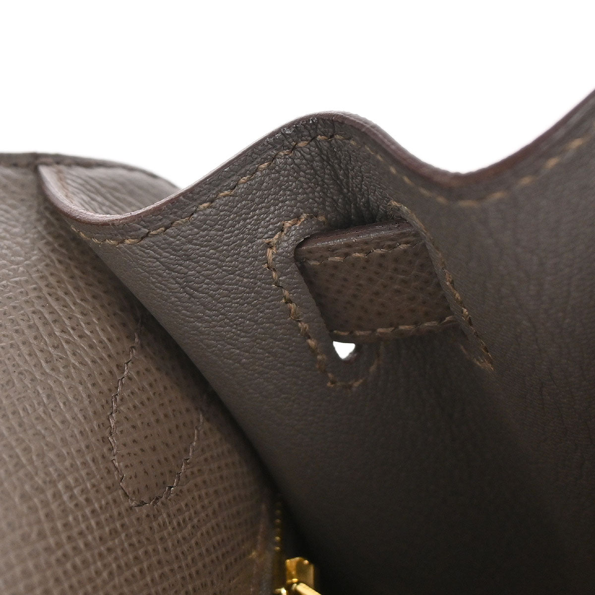Hermes Etain Epsom Kelly 28 Sellier 2way Shoulder Handbag