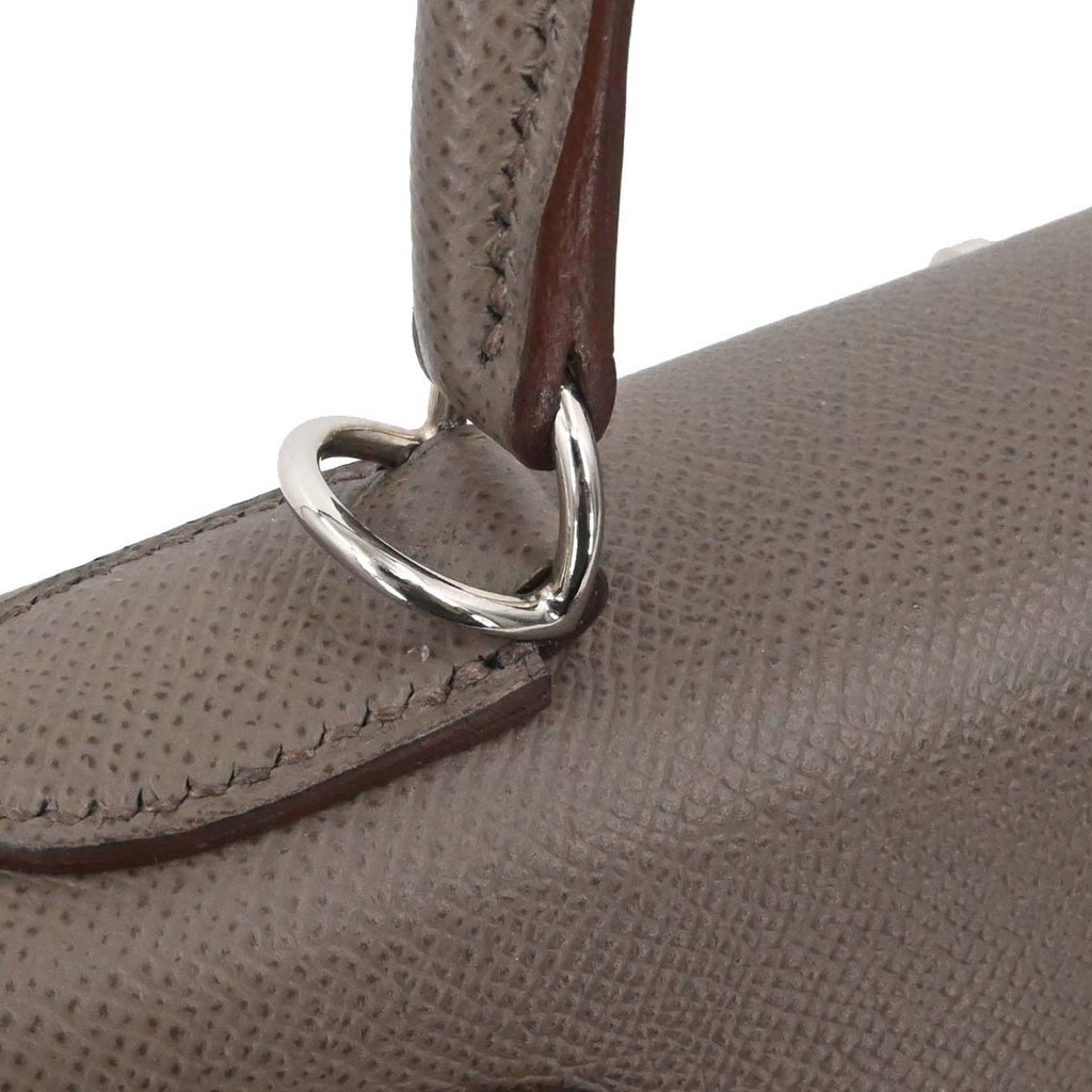 Hermes Etain Epsom Kelly 28 Sellier 2way Shoulder Handbag