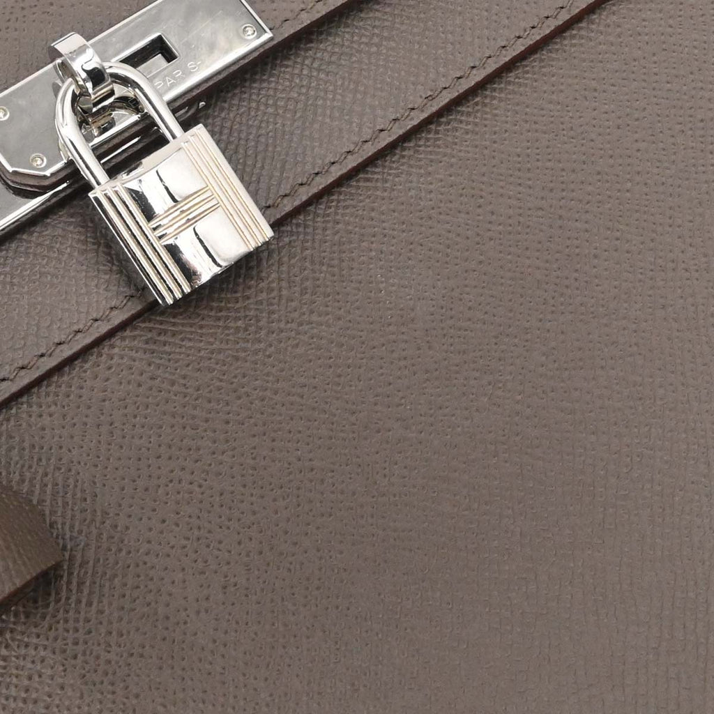 Hermes Etain Epsom Kelly 28 Sellier 2way Shoulder Handbag